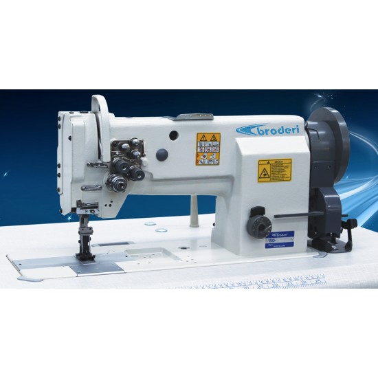 BD-20608-2 Çift İğne Çift Pabuç İğne Ve Ayak Transportlu Deri Makinası BD-20608-2 Çift İğne Çift Pabuç İğne Ve Ayak Transportlu Deri Makinası